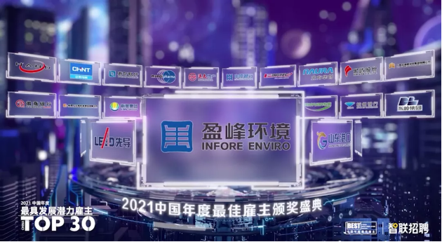bbin宝盈(科技)環境榮獲「2021中國年度最佳僱主-最具开展潛力僱主」