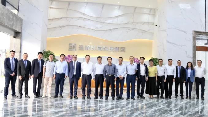 中國環境監測總站及省市區領導一行蒞臨bbin宝盈(科技)環境調研指導
